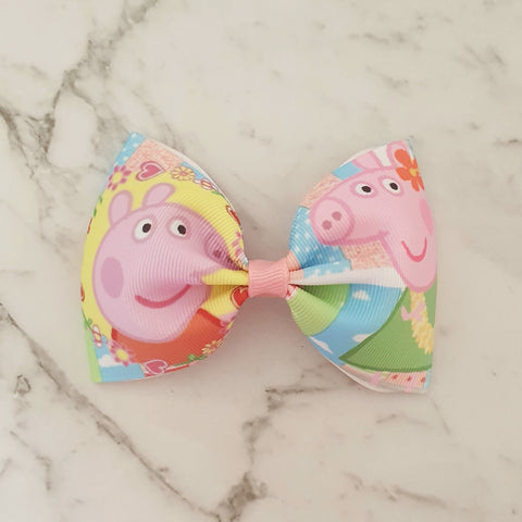 Peppa Pig "Tux" Style Bow