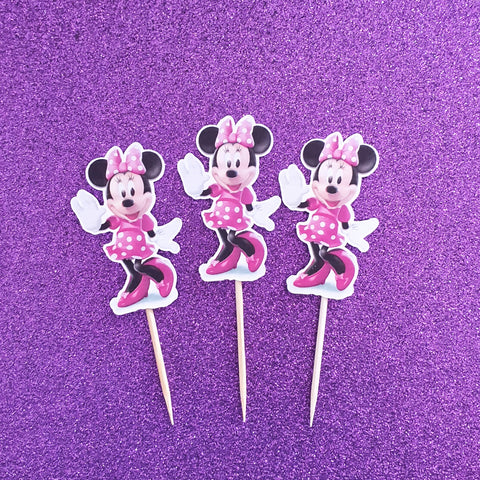 Minnie Mouse - Cupcake Toppers