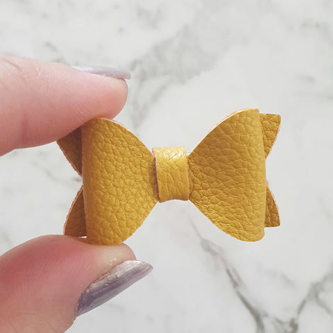 Mustard "EVIE" Style Bow