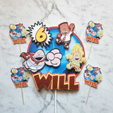 Captain Underpants - 3D Layered Cake Topper