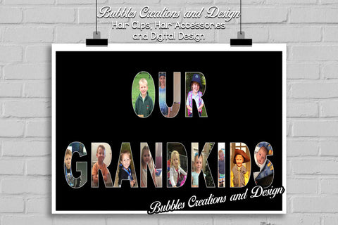 Customisable Name Design! Photo Collage Digital Design
